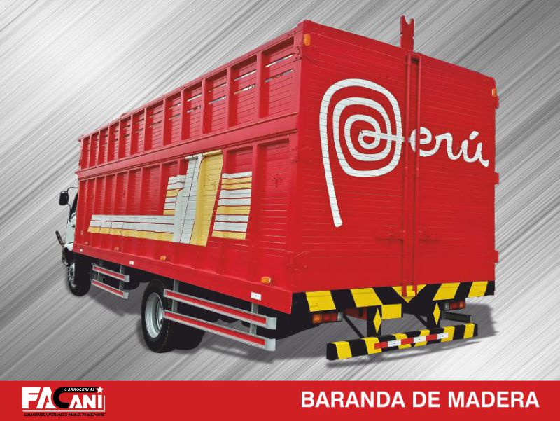 06 sobre chasis baranda de madera carrocerias facani Peru