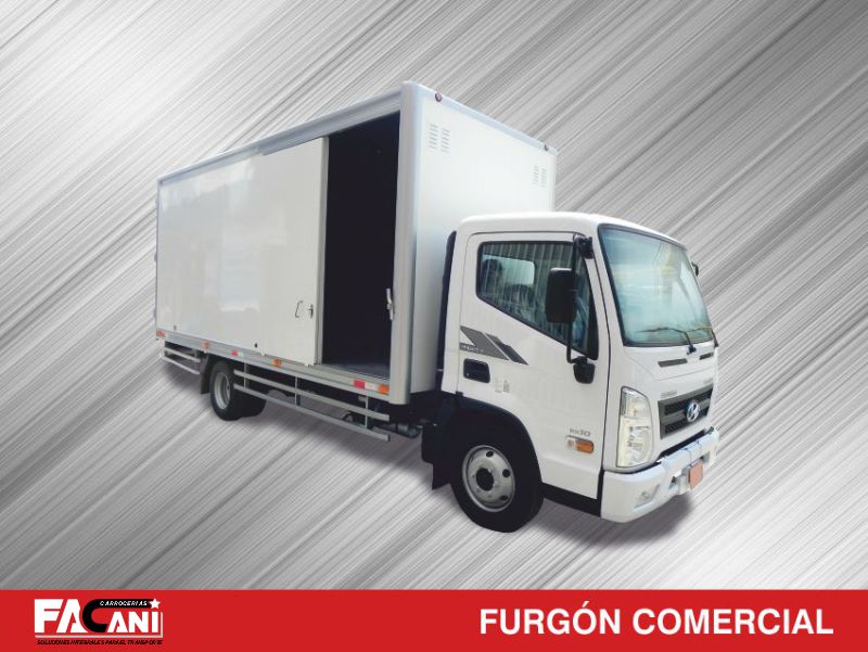 18 sobre chasis furgon comercial carrocerias facani Peru